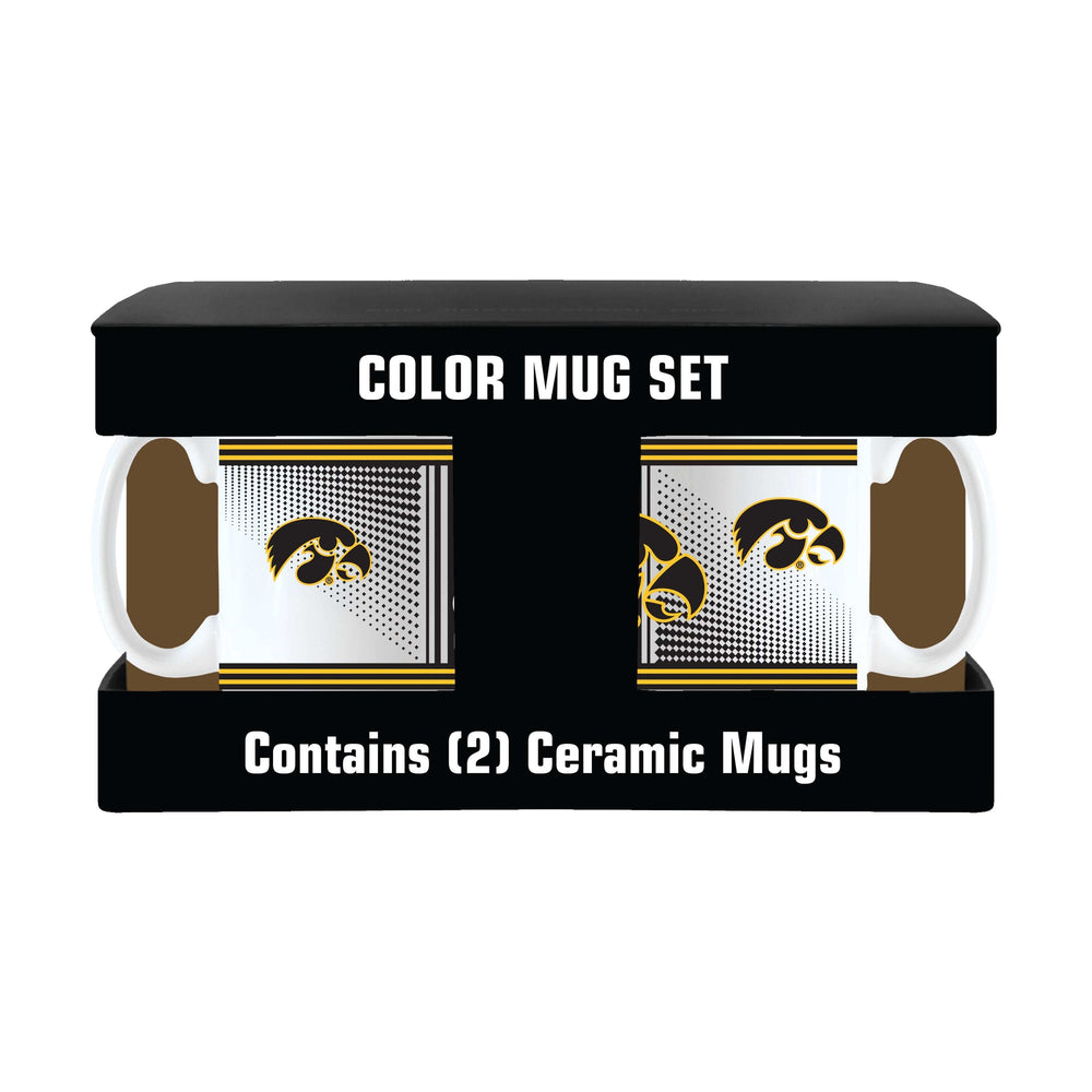 Iowa 11oz Hero Sublimated Mug 2 Pack - Logo Brands - Flyclothing LLC