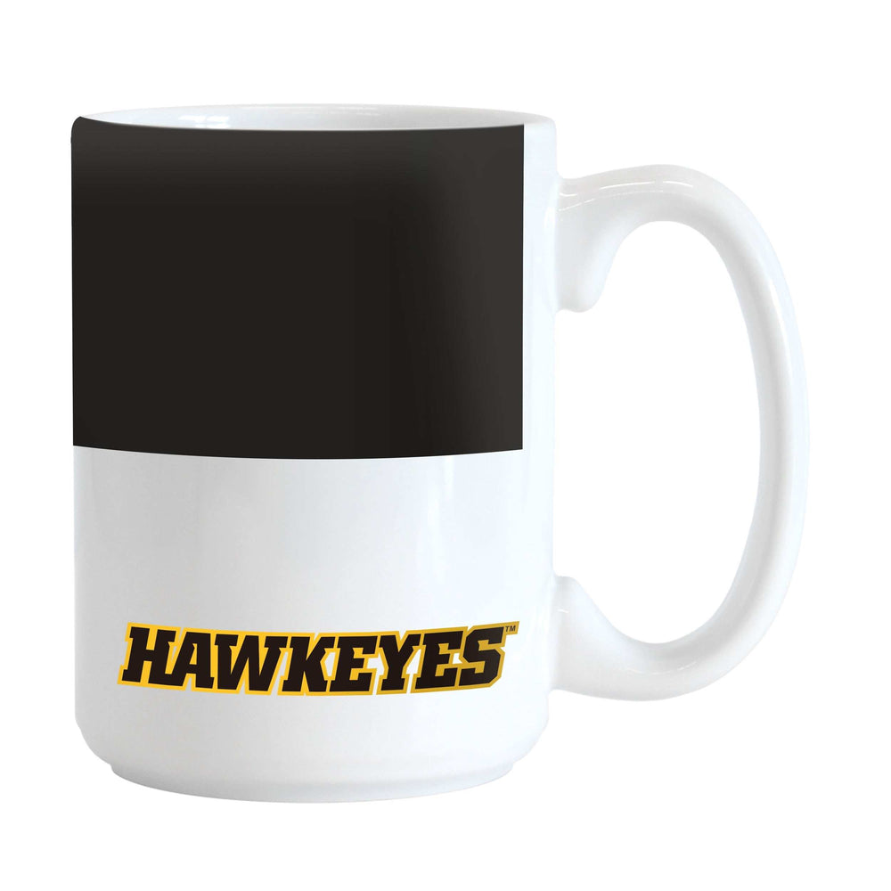Iowa 15oz Colorblock Sublimated Mug - Logo Brands - Flyclothing LLC