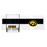Iowa 14oz Colorblock Rock Glass - Logo Brands - Flyclothing LLC