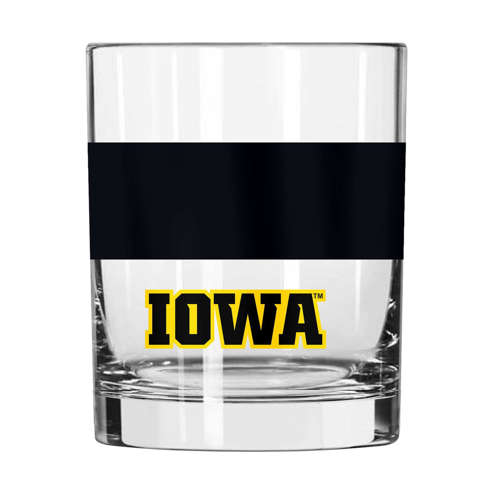 Iowa 14oz Colorblock Rock Glass - Logo Brands - Flyclothing LLC