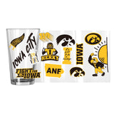 Iowa 16oz Native Pint Glass - Logo Brands - Flyclothing LLC