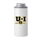Iowa Letterman 12 oz Slim Can Coolie - Logo Brands - Flyclothing LLC