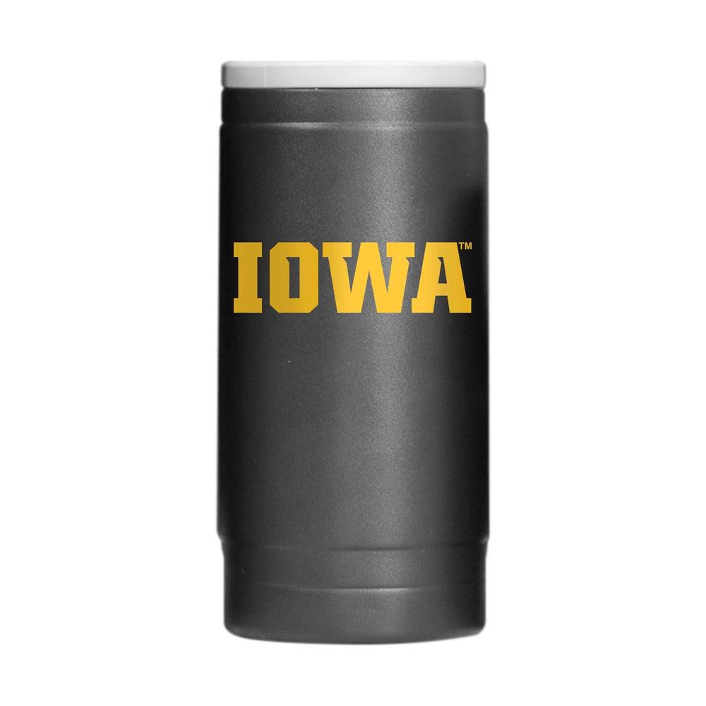 Iowa Flipside Powder Coat Slim Can Coolie - Logo Brands - Flyclothing LLC