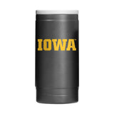 Iowa Flipside Powder Coat Slim Can Coolie - Logo Brands - Flyclothing LLC