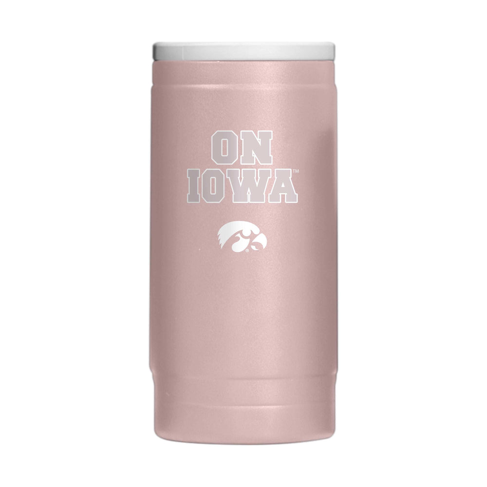 Iowa Stencil Powder Coat Slim Can Coolie - Logo Brands - Flyclothing LLC