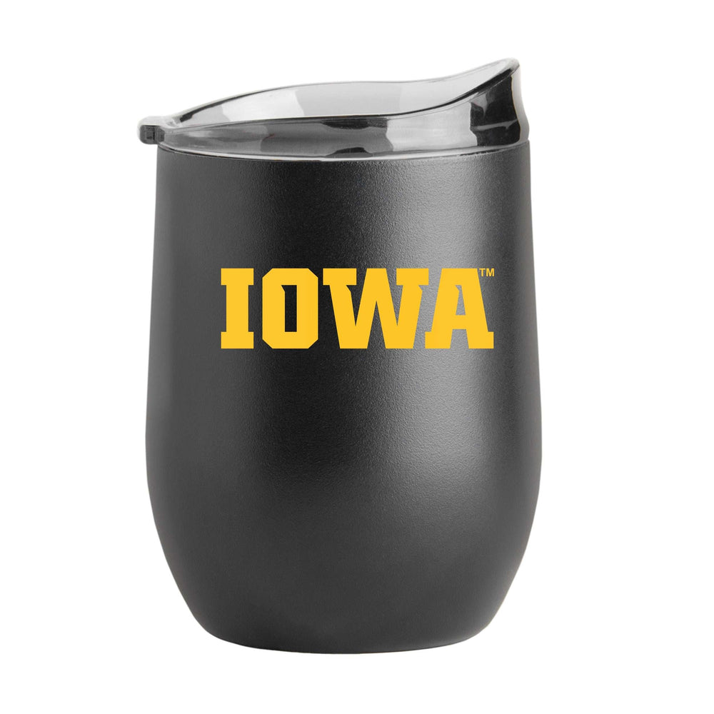 Iowa 16oz Flipside Powder Coat Curved Beverage - Logo Brands - Flyclothing LLC