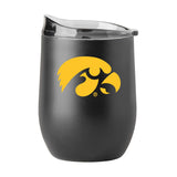 Iowa 16oz Flipside Powder Coat Curved Beverage - Logo Brands - Flyclothing LLC