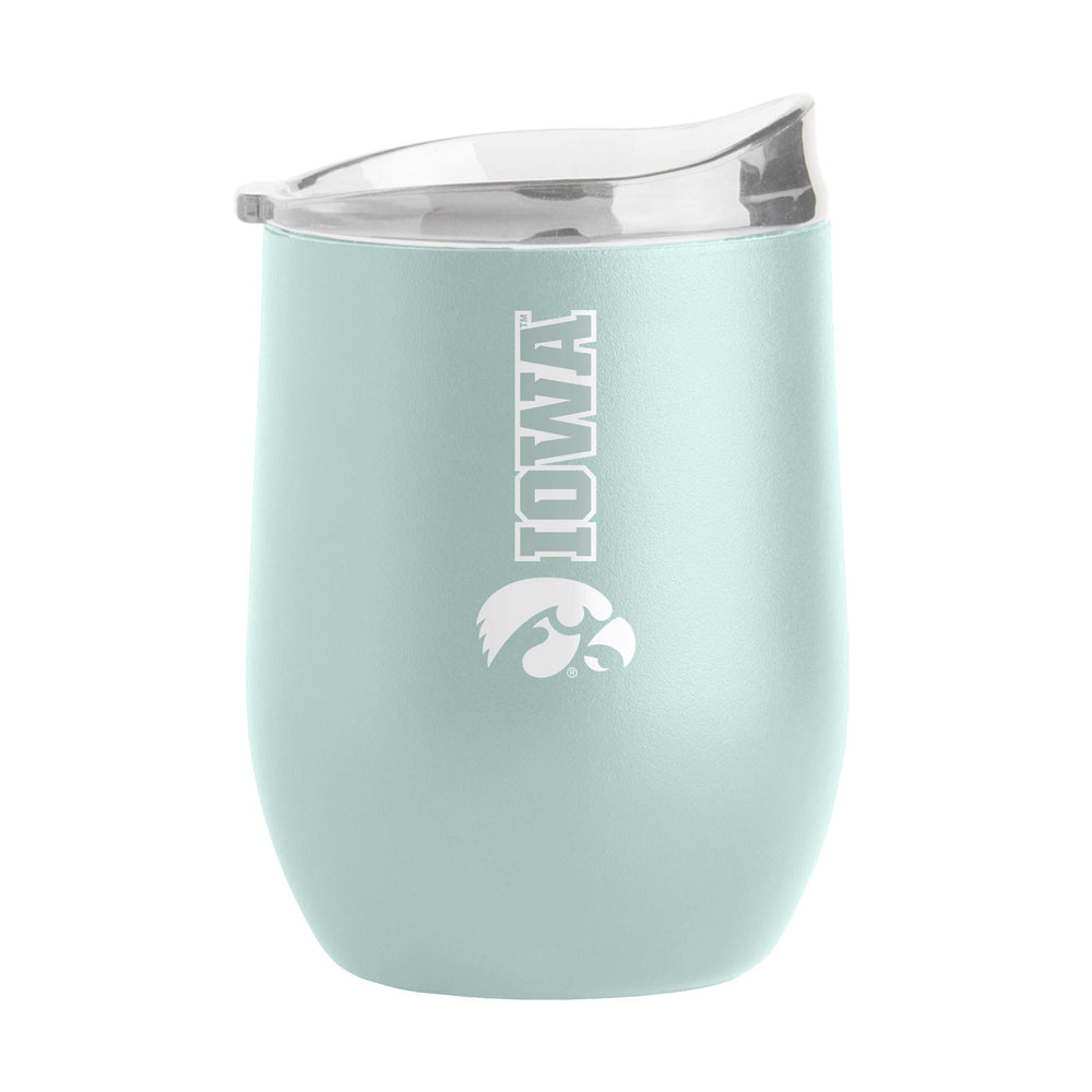 Iowa 16oz Vertical Powder Coat Curved Beverage - Logo Brands - Flyclothing LLC