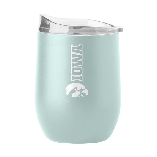 Iowa 16oz Vertical Powder Coat Curved Beverage - Logo Brands - Flyclothing LLC