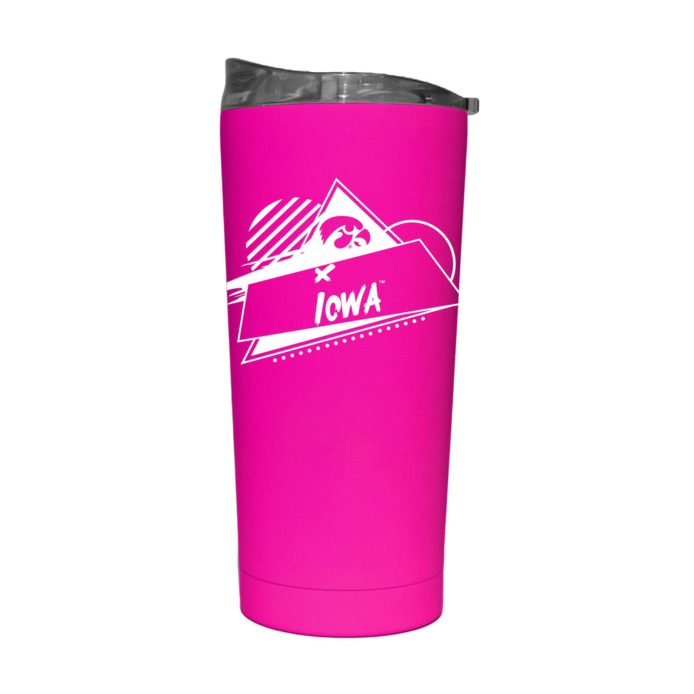 Iowa 20oz Electric Rad Soft Touch Tumbler - Logo Brands - Flyclothing LLC