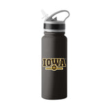 Iowa 25oz Campus Color Letterman Stainless Single Wall Flip Top Bottle - Logo Brands - Flyclothing LLC