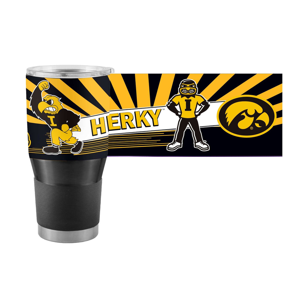 Iowa 30oz Mascot Stainless Tumbler - Logo Brands - Flyclothing LLC