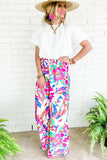 Printed Wide Leg Pants - Trendsi - Flyclothing LLC