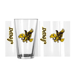Iowa Vault 16oz Gameday Pint Glass - Logo Brands - Flyclothing LLC