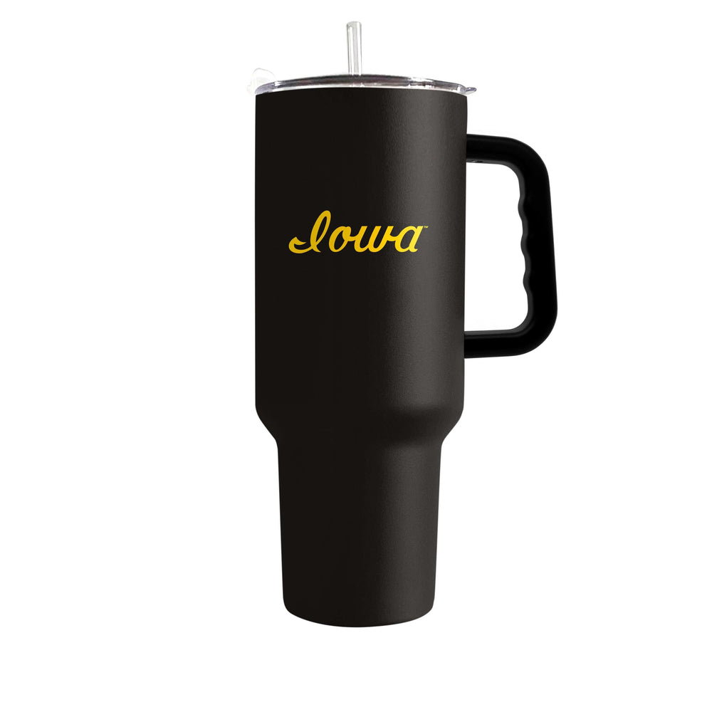 Iowa Vault 40oz Flipside Powder Coat Tumbler - Logo Brands - Flyclothing LLC