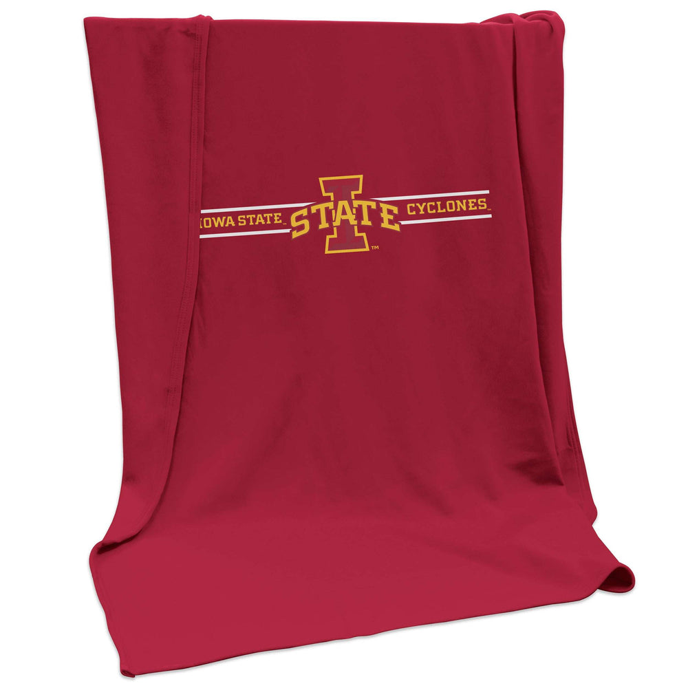 IA State Campus Colors Sweatshirt Blanket (Screened) - Logo Brands - Flyclothing LLC