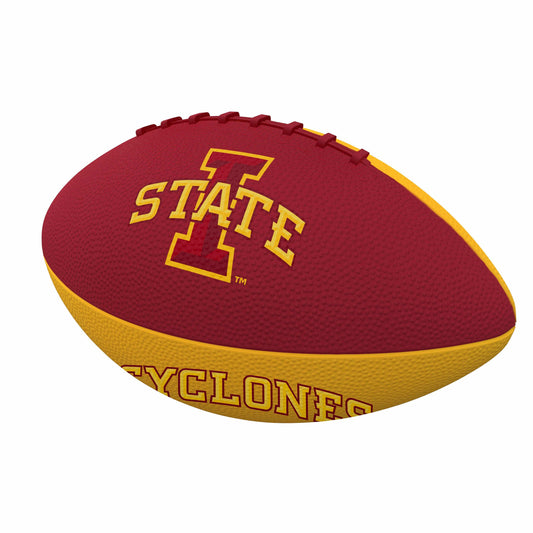 Iowa State Pinwheel Junior Size Rubber Football - Logo Brands - Flyclothing LLC