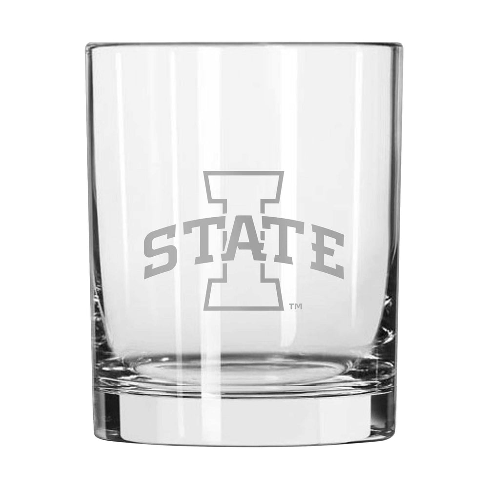 Iowa State 14oz Frost Rocks Glass - Logo Brands - Flyclothing LLC