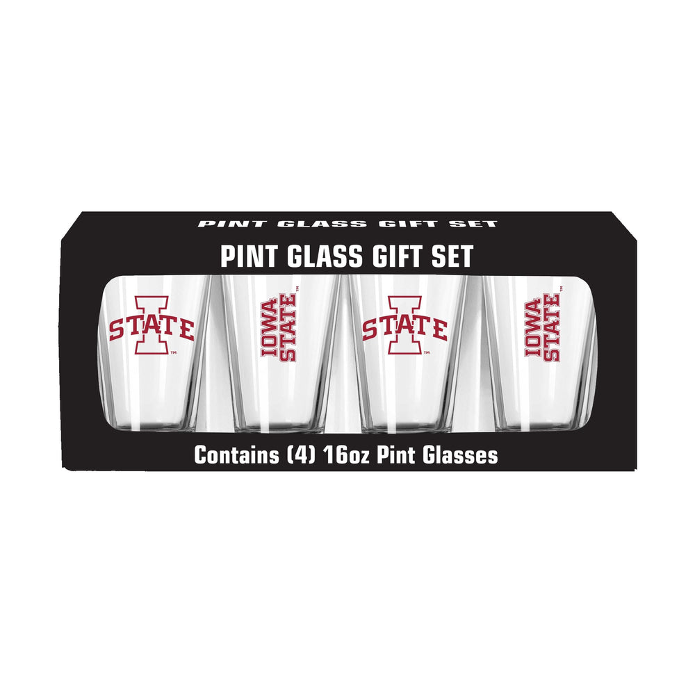 Iowa State 16oz Gameday Pint Glass 4 Pack - Logo Brands - Flyclothing LLC