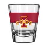 Iowa State 2oz Colorblock Shot Glass - Logo Brands - Flyclothing LLC