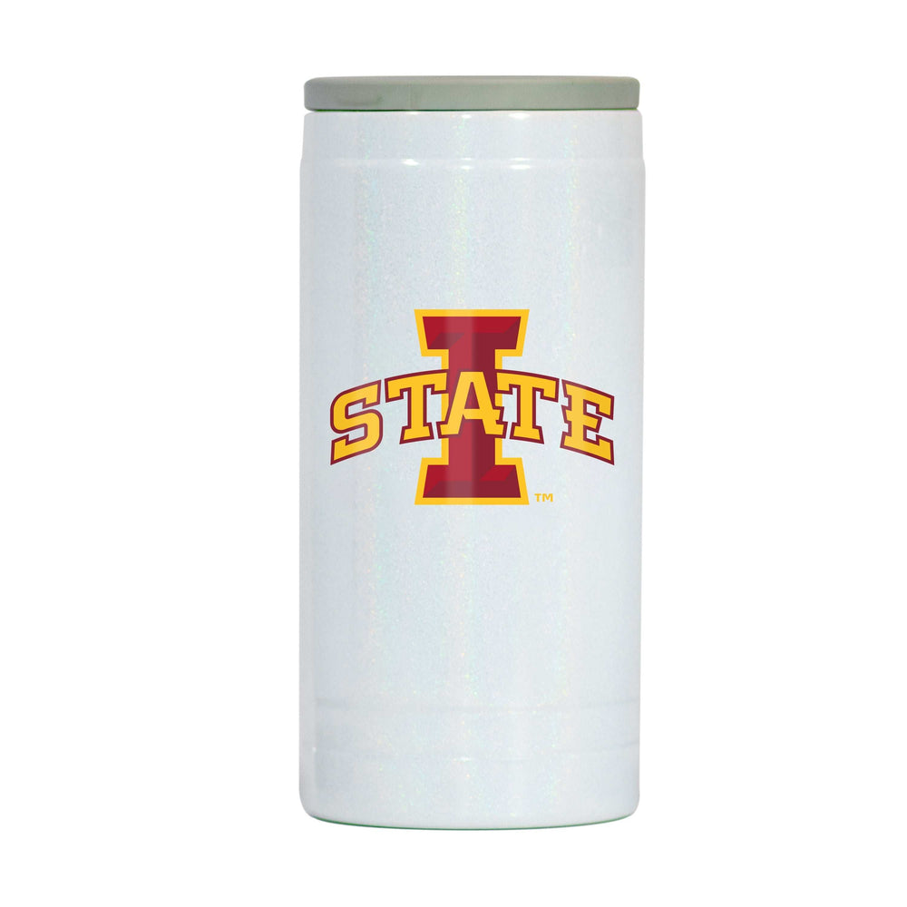 Iowa State 12oz Logo Iridescent Slim Coolie - Logo Brands - Flyclothing LLC