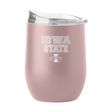 Iowa State 16oz Stencil Powder Coat Curved Beverage - Logo Brands - Flyclothing LLC