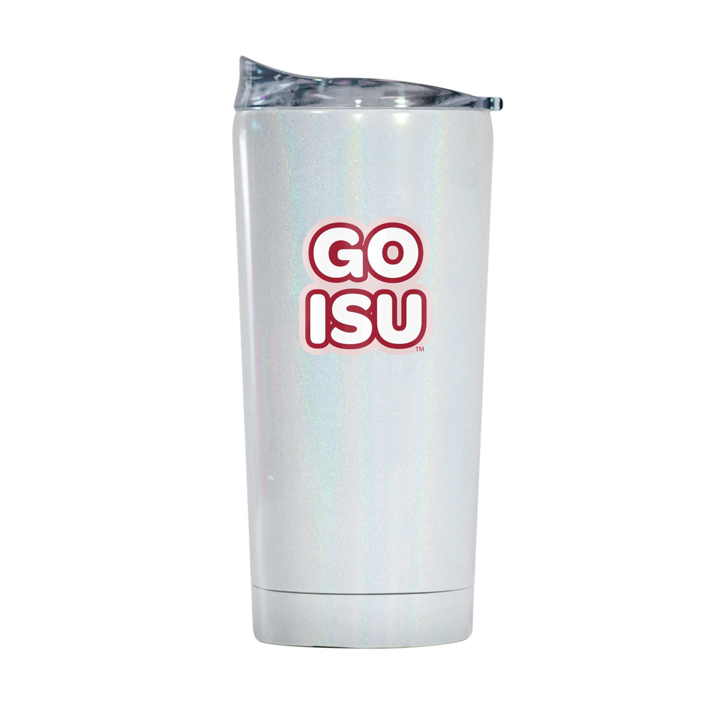 Iowa State 20oz Bubble Iridescent Tumbler - Logo Brands - Flyclothing LLC