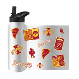 Iowa State 34oz White Dreamweave Quencher Bottle - Logo Brands - Flyclothing LLC