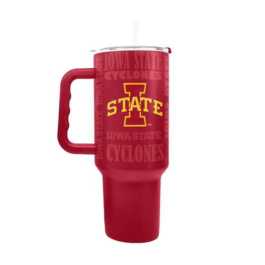 Iowa State 40oz Replay Powder Coat Tumbler - Logo Brands - Flyclothing LLC