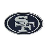 San Francisco 49ers 3D Chrome Metal Emblem - San Francisco 49ers - Flyclothing LLC