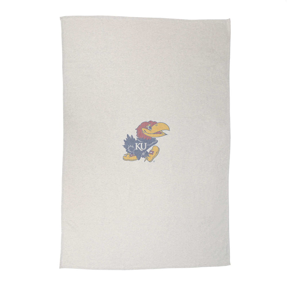 Kansas Primary Logo Sublimated Sweatshirt Blanket - Logo Brands - Flyclothing LLC