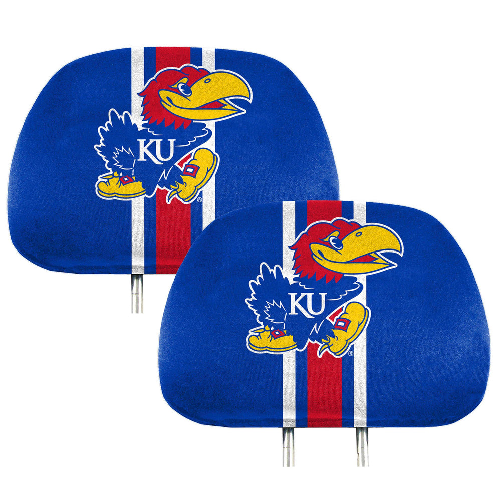 University of Kansas Printed Headrest Cover - Logo Brands - Flyclothing LLC