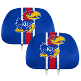 University of Kansas Printed Headrest Cover - Logo Brands - Flyclothing LLC