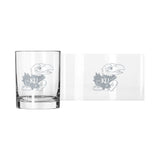 Kansas 14oz Gun Metal Rocks Glass - Logo Brands - Flyclothing LLC