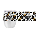 Kansas 16oz Neutral Leopard Stainless Curved Beverage - Logo Brands - Flyclothing LLC