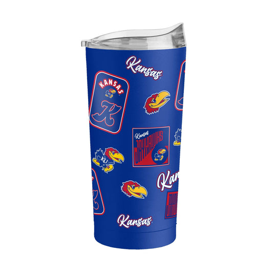 Kansas 20oz Dreamweave Powder Coat Tumbler - Logo Brands - Flyclothing LLC