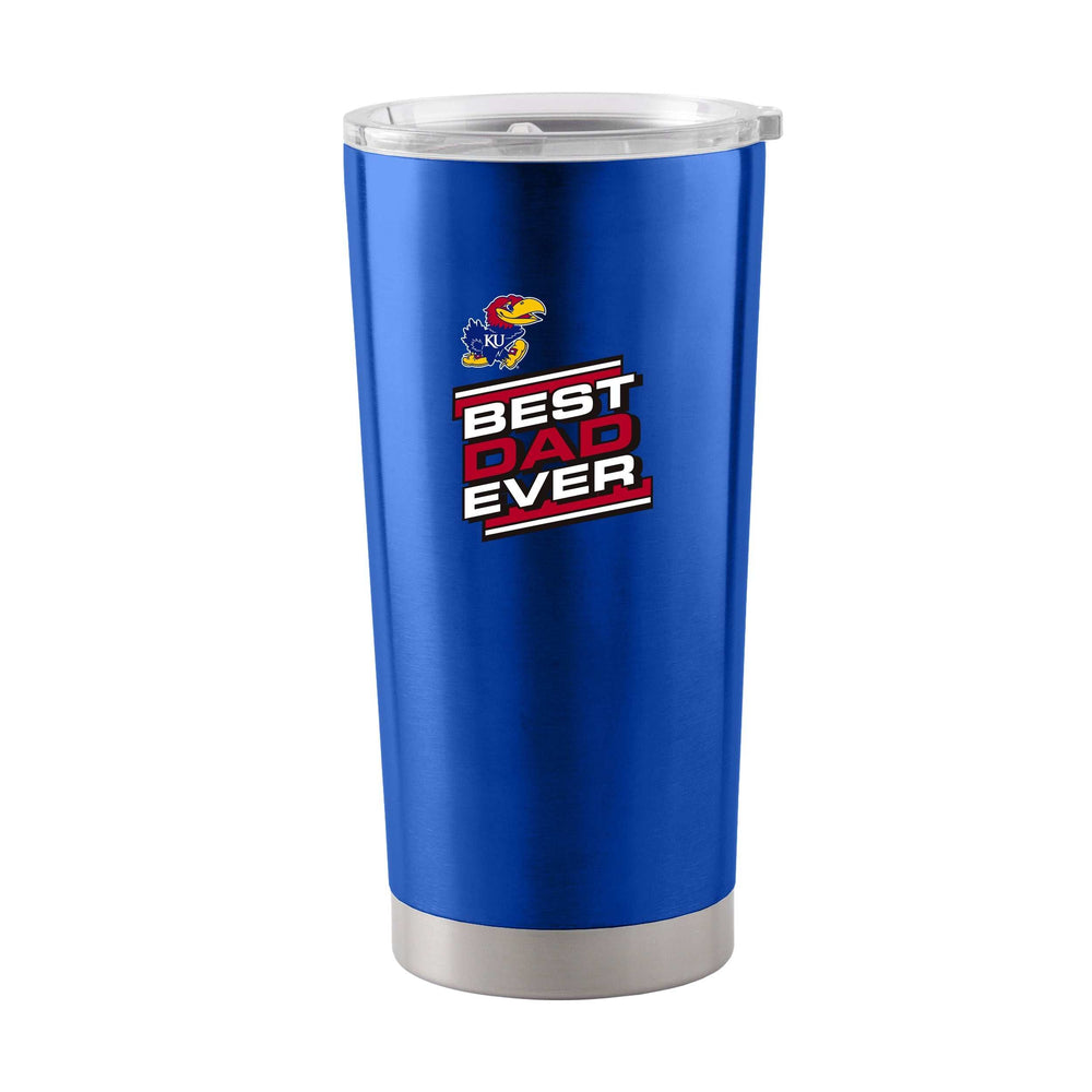 Kansas 20oz Best Dad Ever Stainless Tumbler - Logo Brands - Flyclothing LLC