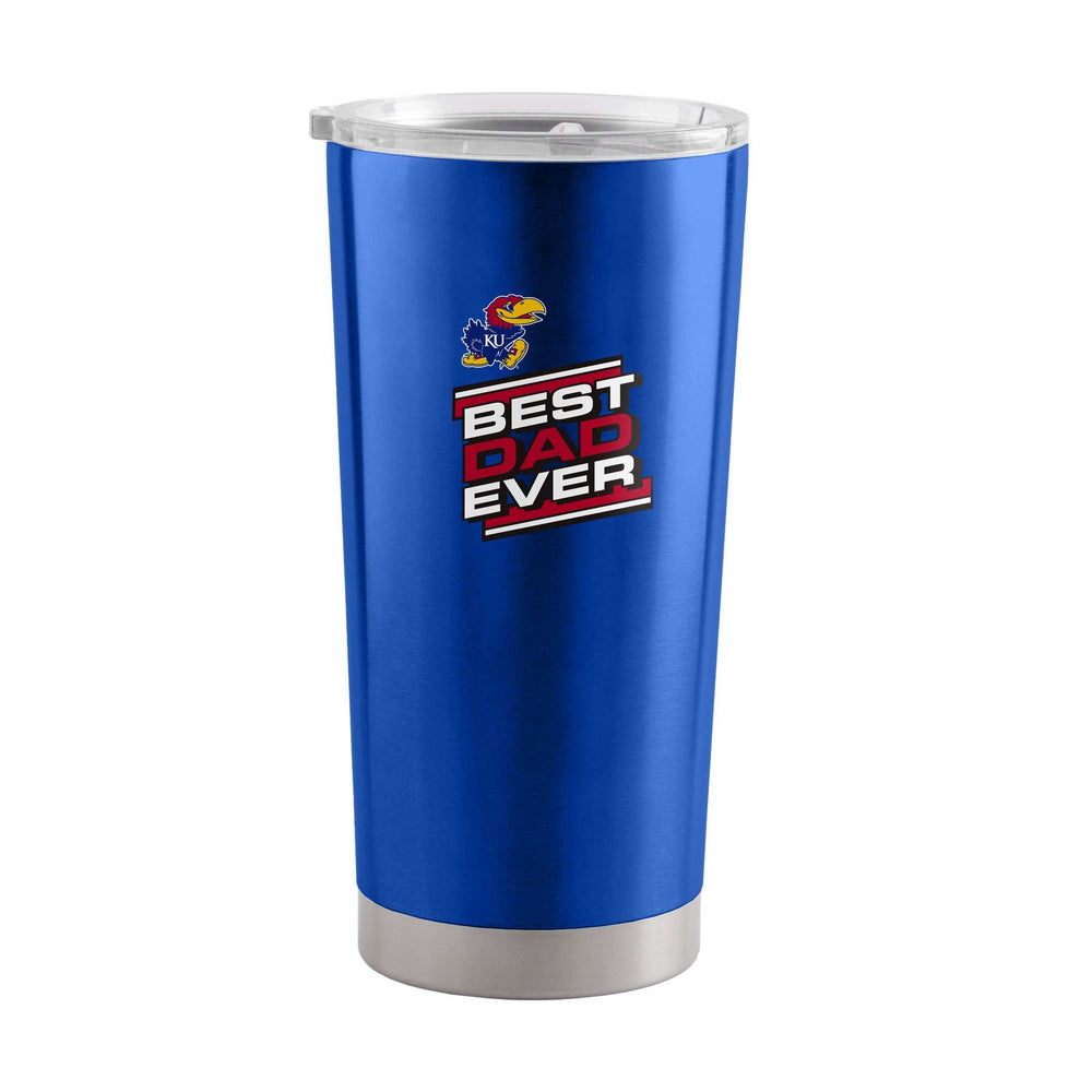 Kansas 20oz Best Dad Ever Stainless Tumbler - Logo Brands - Flyclothing LLC
