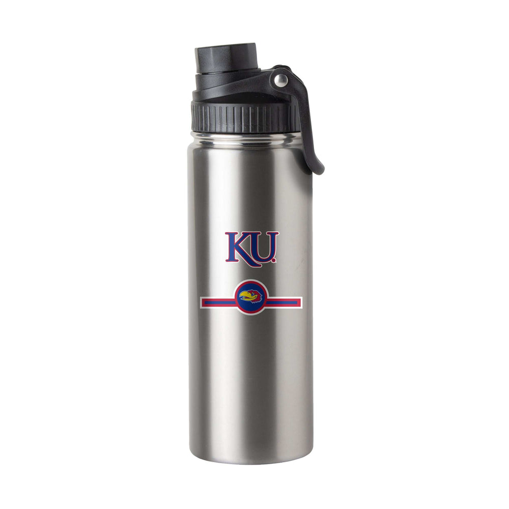 Kansas 21oz Campus Colors Letterman Twist Top Bottle - Logo Brands - Flyclothing LLC