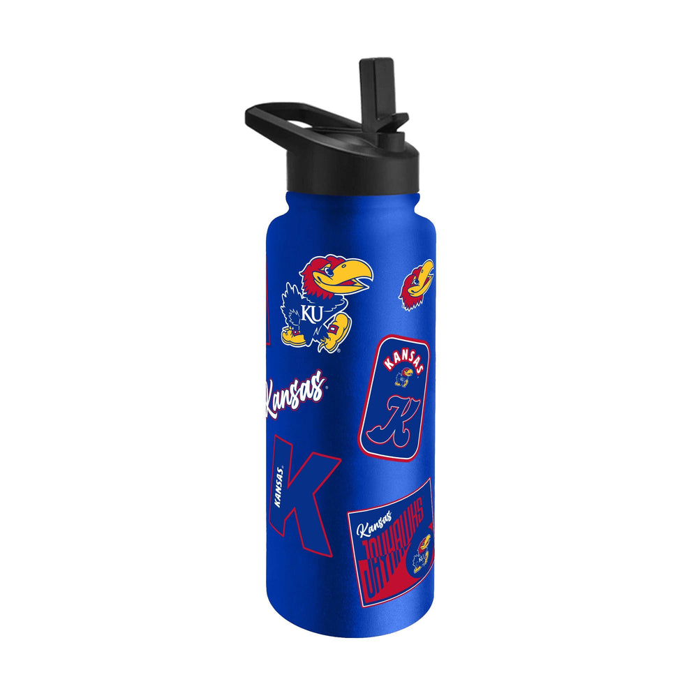 Kansas 34oz Dreamweave Quencher Bottle - Logo Brands - Flyclothing LLC