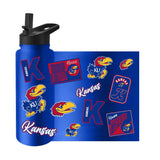 Kansas 34oz Dreamweave Quencher Bottle - Logo Brands - Flyclothing LLC