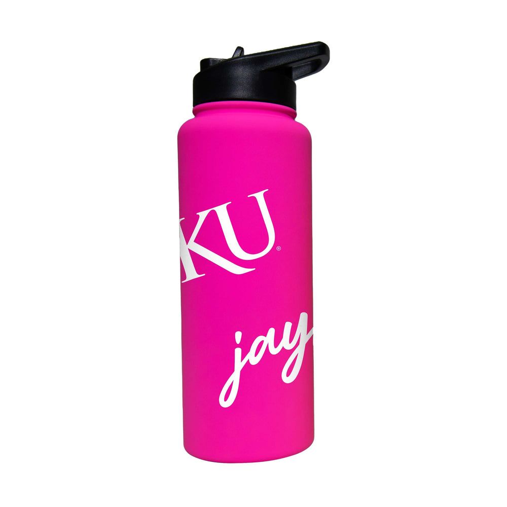 Kansas 34oz Electric Bold Soft Touch Quencher - Logo Brands - Flyclothing LLC