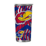 Kansas 20oz Flex Plastic Wall Stainless - Logo Brands - Flyclothing LLC