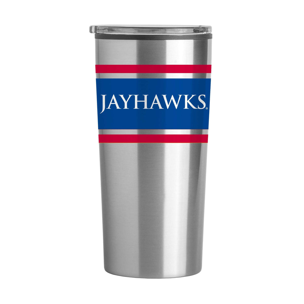 Kansas Stripe 20 oz Fusion Tumbler - Logo Brands - Flyclothing LLC