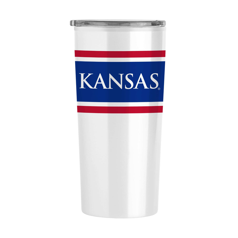 Kansas 20oz Stripe Fusion Tumbler - Logo Brands - Flyclothing LLC