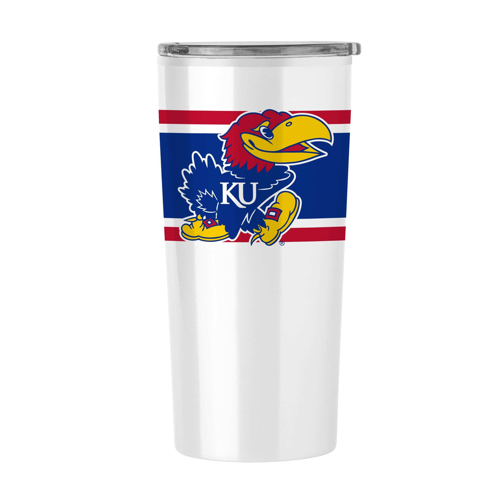 Kansas 20oz Stripe Fusion Tumbler - Logo Brands - Flyclothing LLC