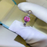 1 Carat Moissanite 925 Sterling Silver Ring - Trendsi - Flyclothing LLC