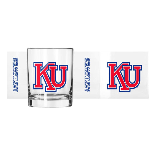 Kansas Vault 14oz Gameday Rocks Glass - Logo Brands - Flyclothing LLC