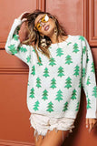 BiBi Pearl Beads Tree Pattern Christmas Sweater - Trendsi - Flyclothing LLC