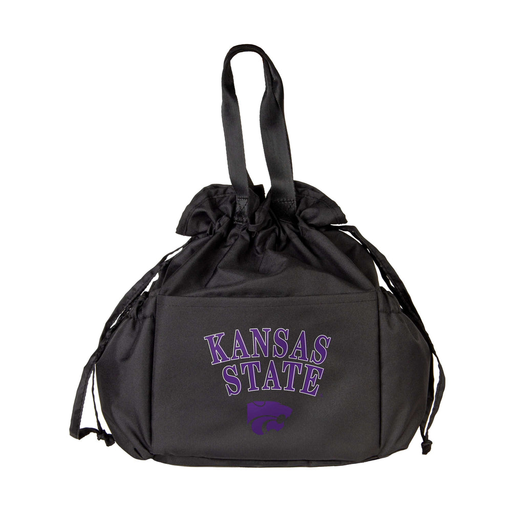 Kansas State Drawstring Lunch Cooler Eco - Logo Brands - Flyclothing LLC
